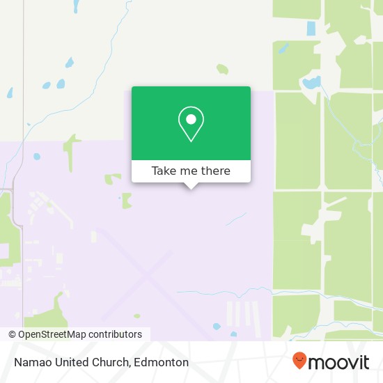 Namao United Church map