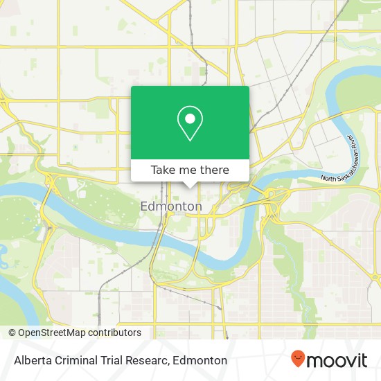 Alberta Criminal Trial Researc map