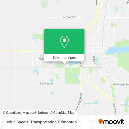 Leduc Special Transportation map