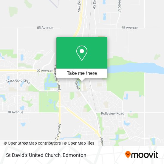 St David's United Church map