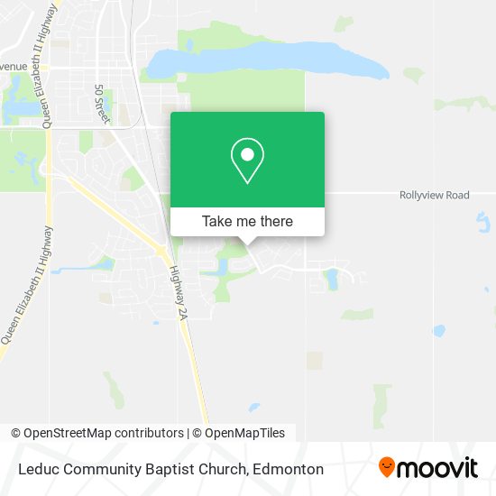 Leduc Community Baptist Church map