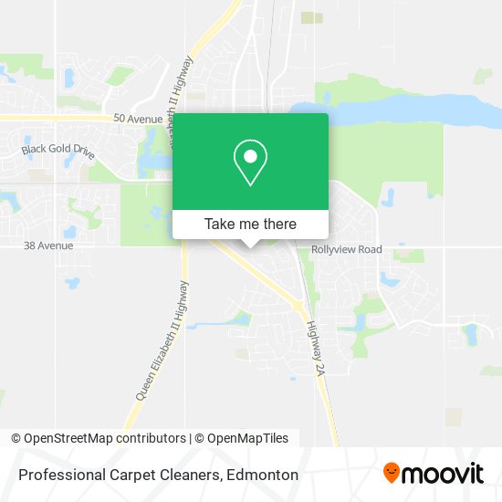 Professional Carpet Cleaners map