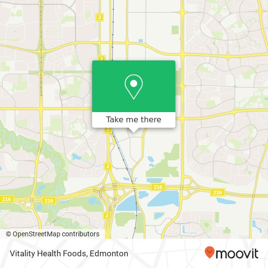 Vitality Health Foods, Edmonton, AB T6N map