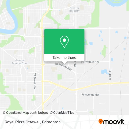 Royal Pizza Ottewell map