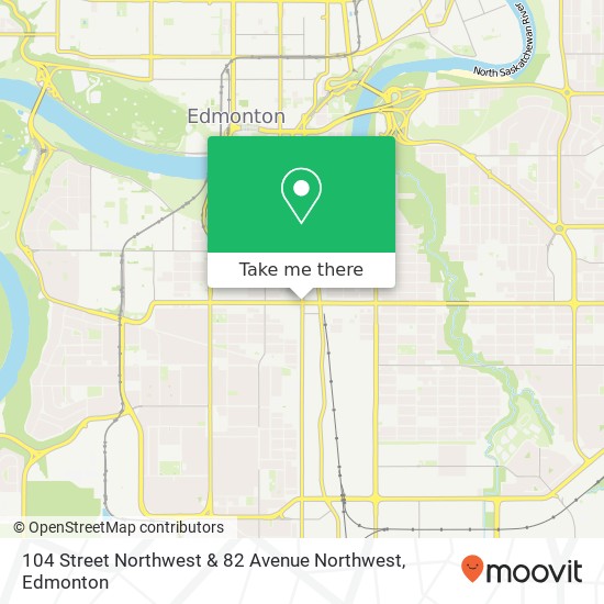 104 Street Northwest & 82 Avenue Northwest plan