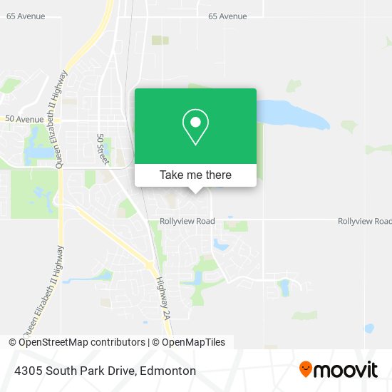 4305 South Park Drive map