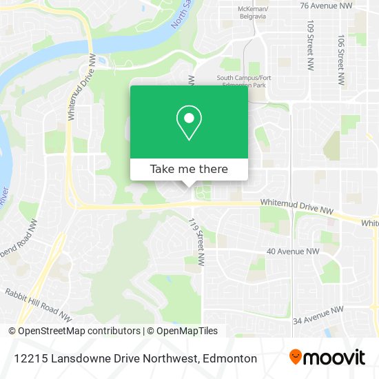 12215 Lansdowne Drive Northwest map