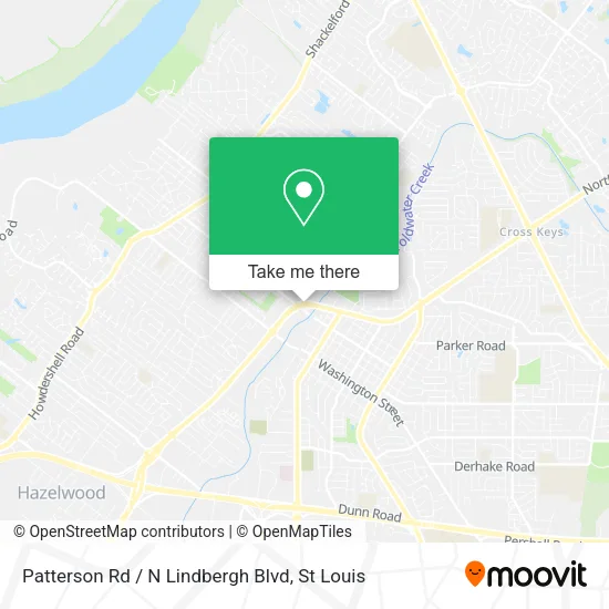 Mapa de Patterson Rd / N Lindbergh Blvd