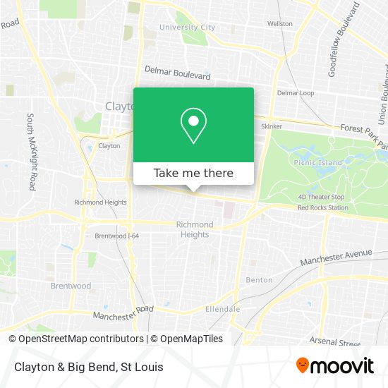 Mapa de Clayton & Big Bend