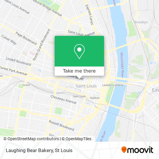 Laughing Bear Bakery map