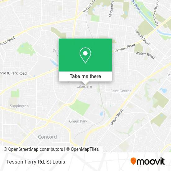Tesson Ferry Rd map