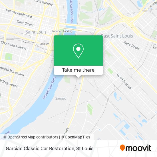 Garcia's Classic Car Restoration map