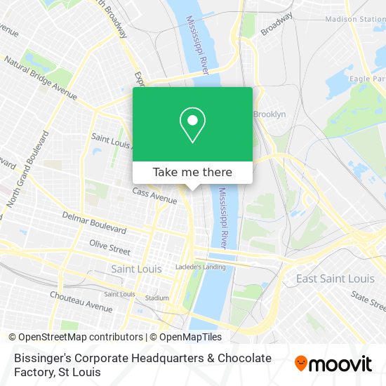How to get to Bissinger's Corporate Headquarters & Chocolate Factory in