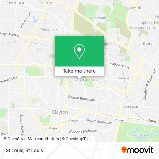 Mapa de St Louis