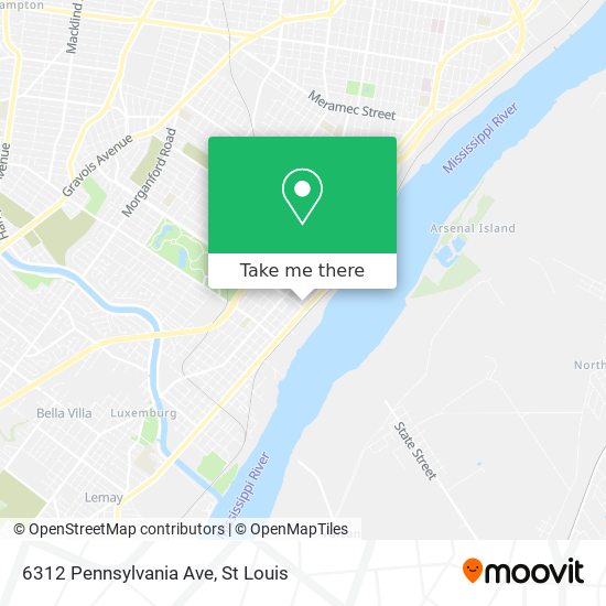 6312 Pennsylvania Ave map