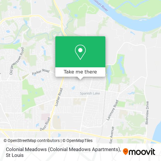 Colonial Meadows (Colonial Meadows Apartments) map
