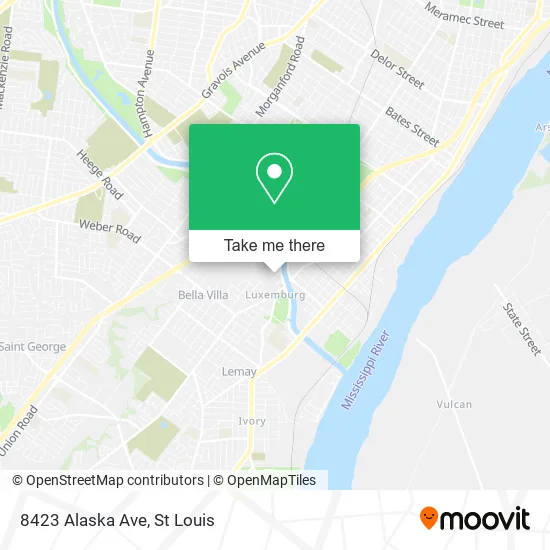 8423 Alaska Ave map
