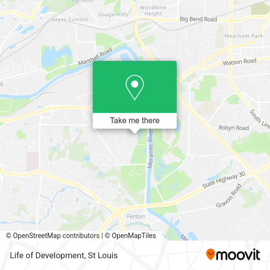 Life of Development map