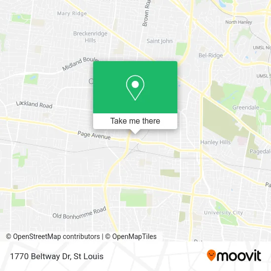 1770 Beltway Dr map
