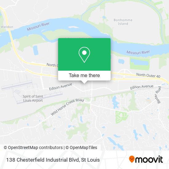 138 Chesterfield Industrial Blvd map