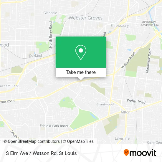 Mapa de S Elm Ave / Watson Rd