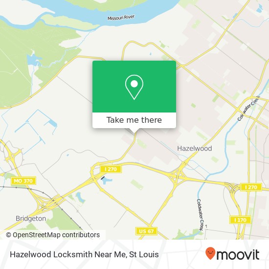 Hazelwood Locksmith Near Me map