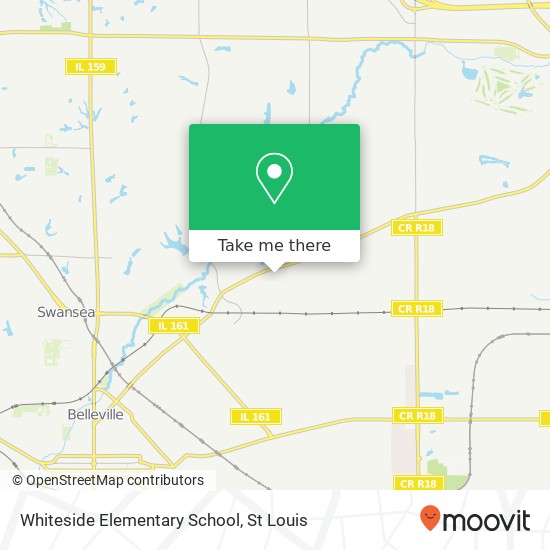 Mapa de Whiteside Elementary School