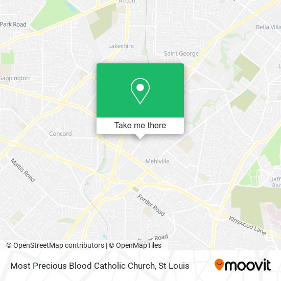 Mapa de Most Precious Blood Catholic Church