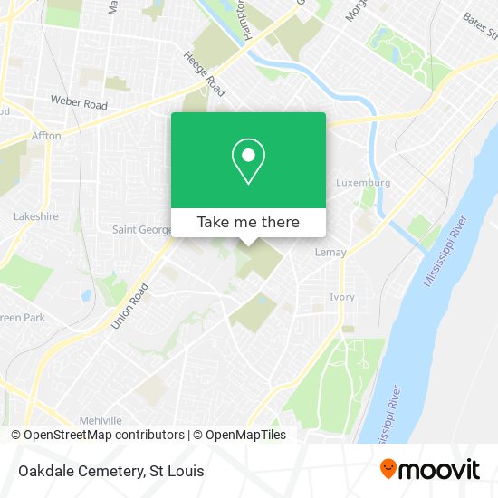 Oakdale Cemetery map