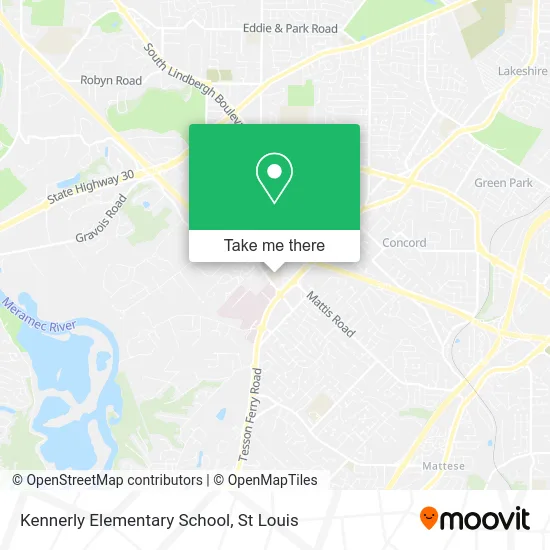 Kennerly Elementary School map