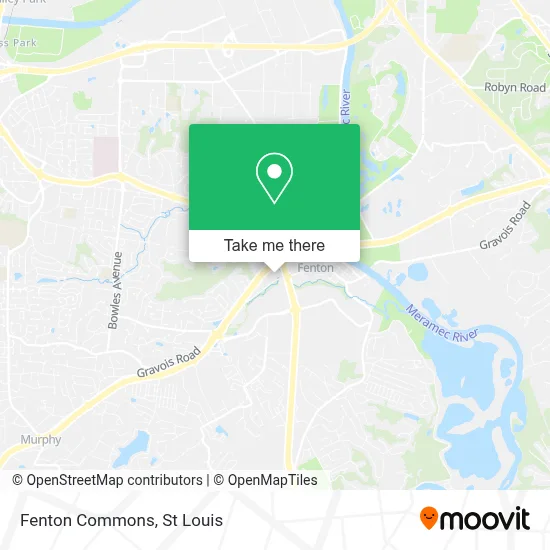 Fenton Commons map