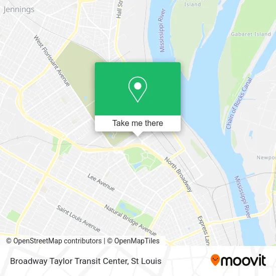 Broadway Taylor Transit Center map