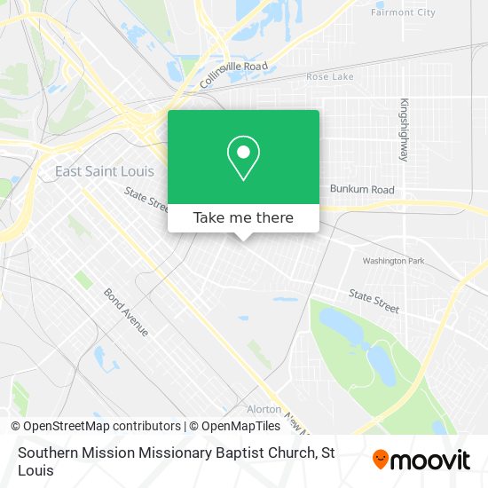 Mapa de Southern Mission Missionary Baptist Church