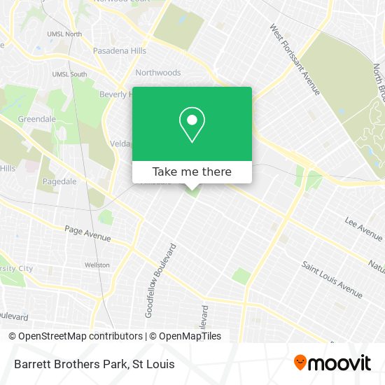 Barrett Brothers Park map