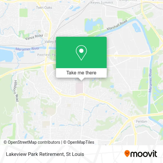 Lakeview Park Retirement map
