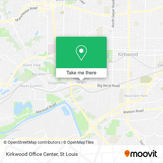 Kirkwood Office Center map