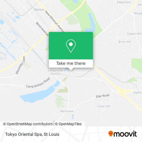 Tokyo Oriental Spa map