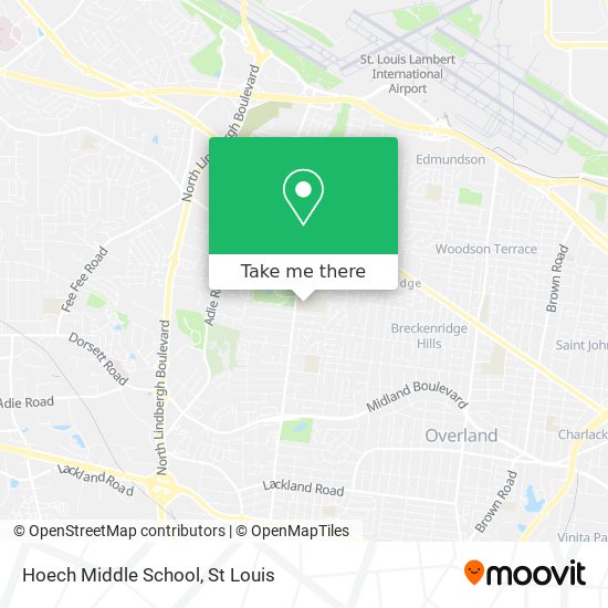 Hoech Middle School map
