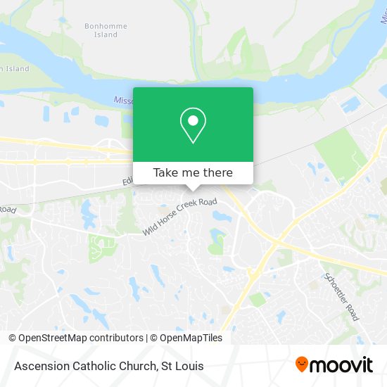 Ascension Catholic Church map