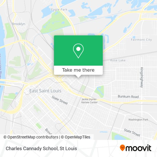 Mapa de Charles Cannady School