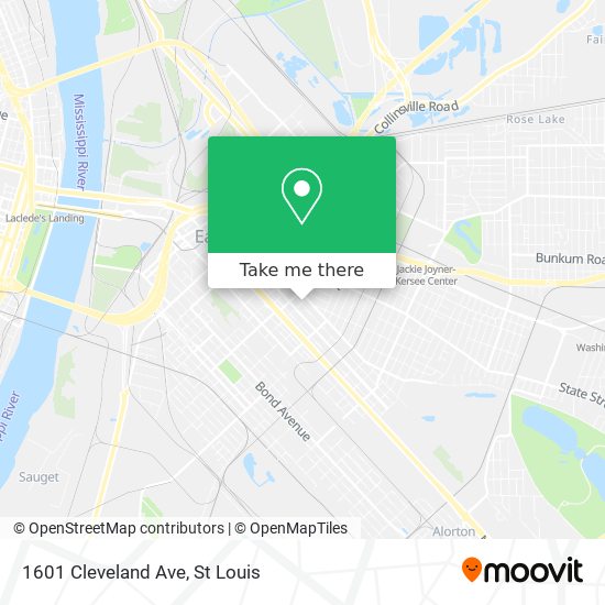 1601 Cleveland Ave map