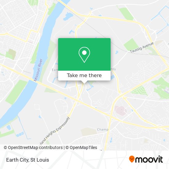 Mapa de Earth City