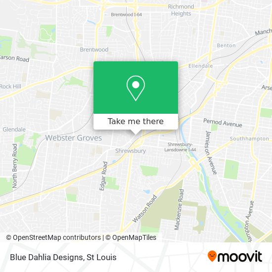Blue Dahlia Designs map