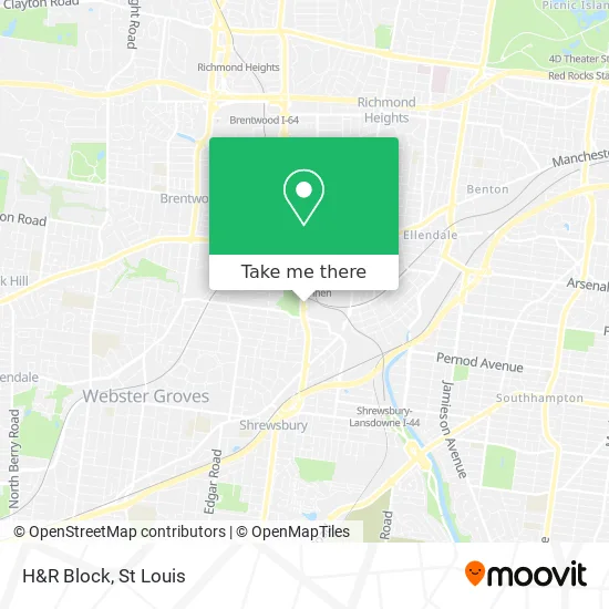 H&R Block map