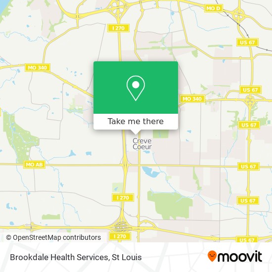 Brookdale Health Services map
