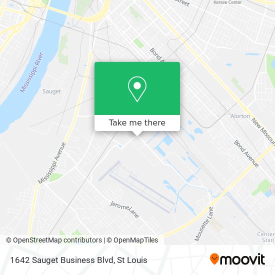 1642 Sauget Business Blvd map
