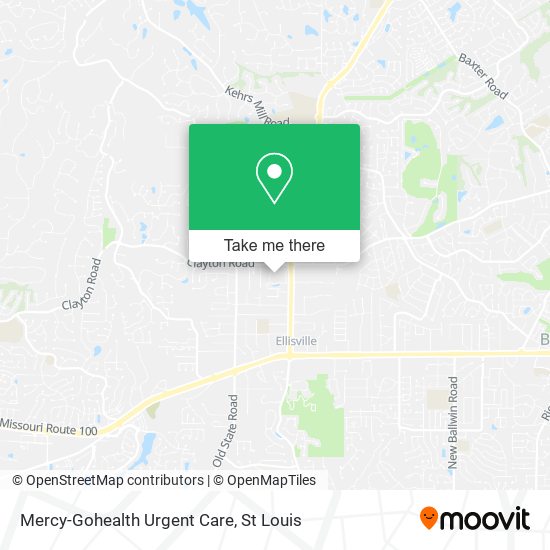 Mercy-Gohealth Urgent Care map