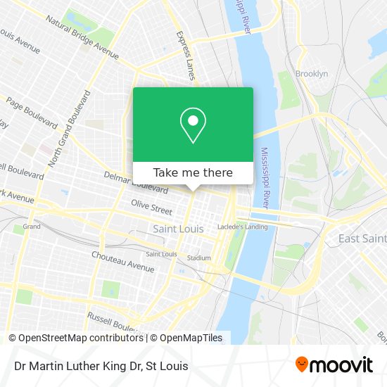 Mapa de Dr Martin Luther King Dr