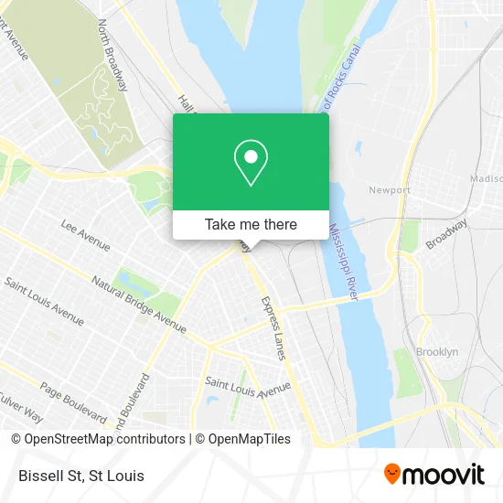 Bissell St map