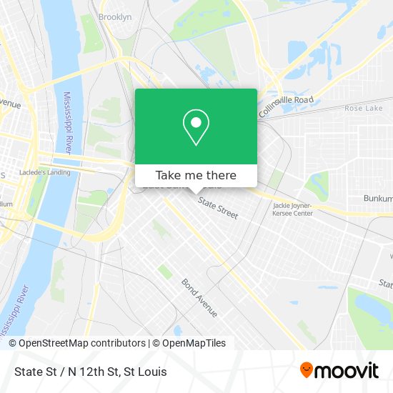 State St / N 12th St map